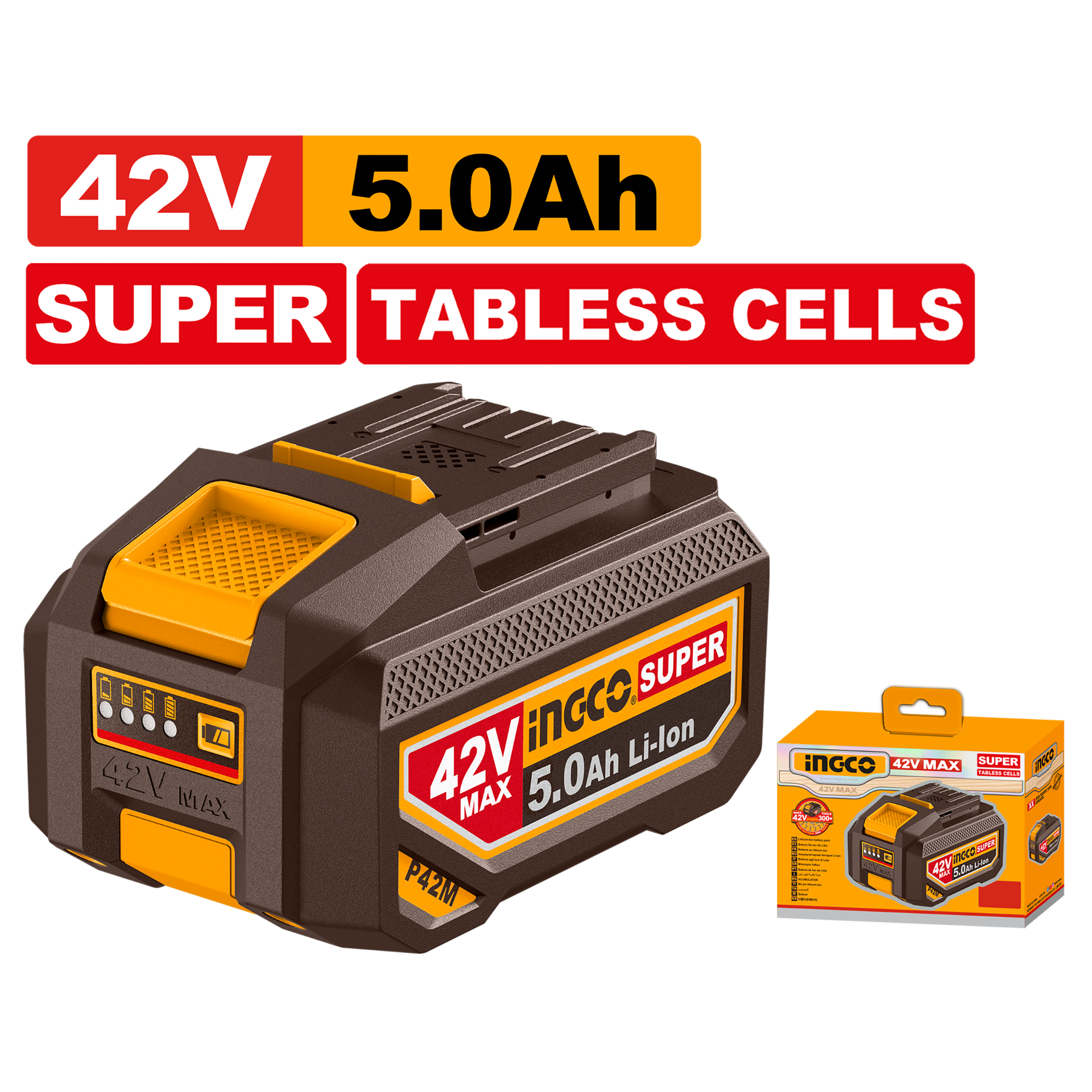 Bateria Super Íon-Lítio Fluxo Direto 5Ah 42V P42M